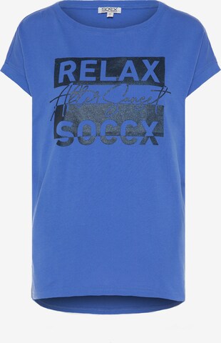 Soccx Shirt in Blue: front