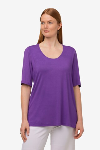 T-shirt Ulla Popken en violet : devant