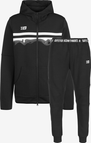 OUTFITTER Tracksuit in Black: front