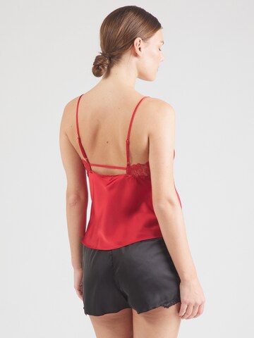 ETAM Pajama Shirt 'FRAGRANCE' in Red
