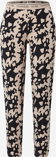 Calvin Klein Underwear Pyjamasbyxa i beige / svart, Produktvy