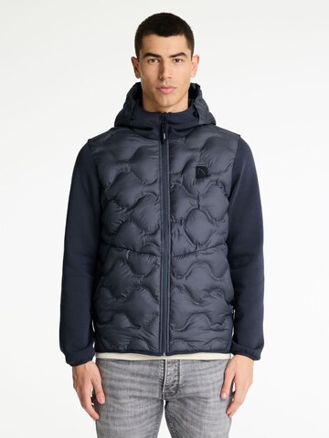 Veste d’hiver 'Theo Hybrid' CHASIN' en bleu : devant