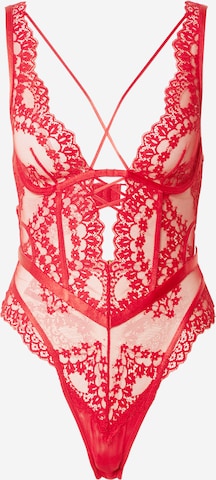 Body 'Sanne' di Hunkemöller in rosso: frontale