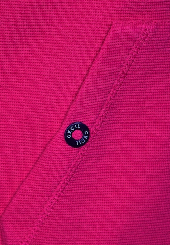 CECIL Sweat jacket in Pink