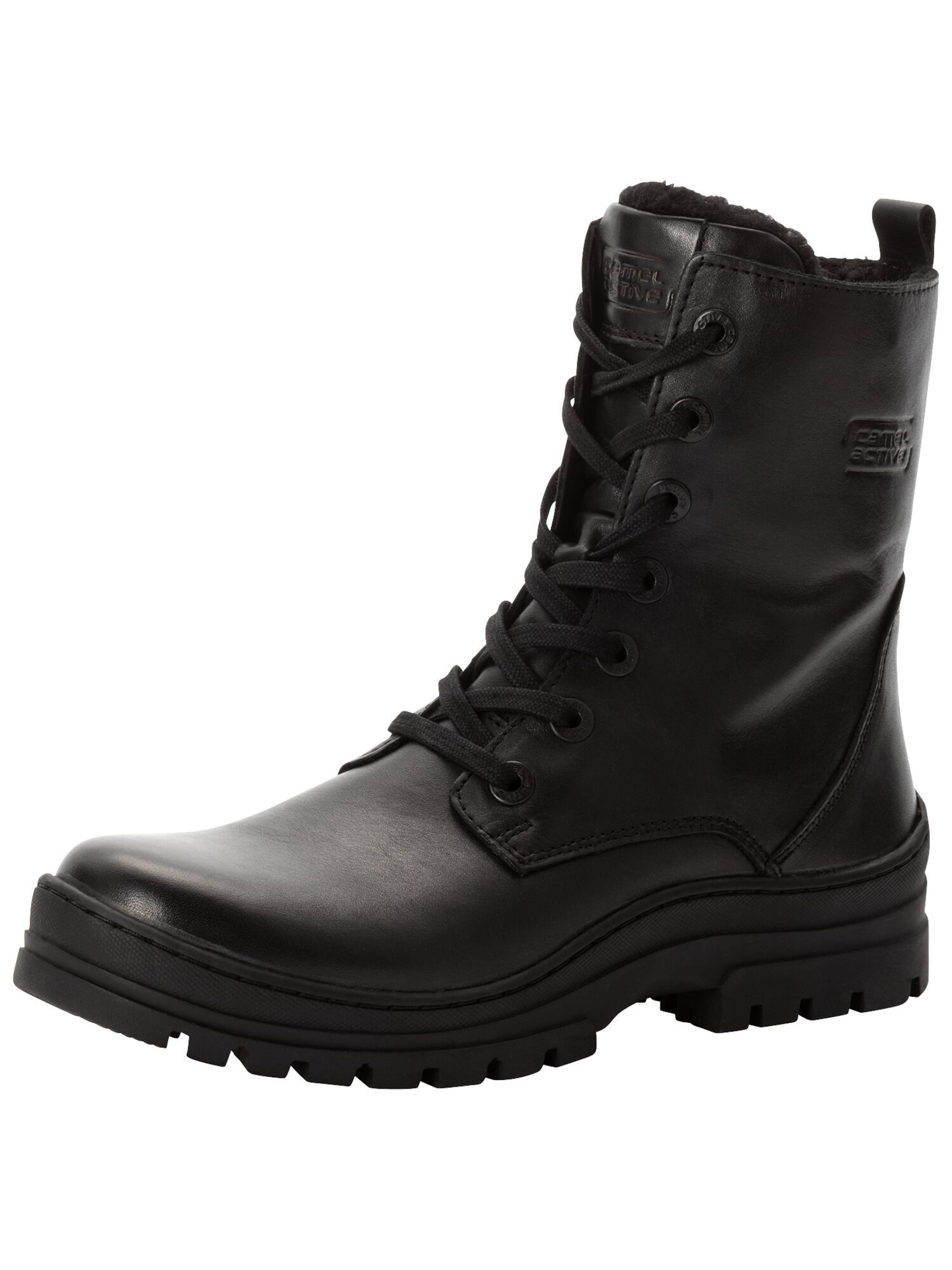 CAMEL ACTIVE Schnürstiefel in Schwarz: Vorderseite