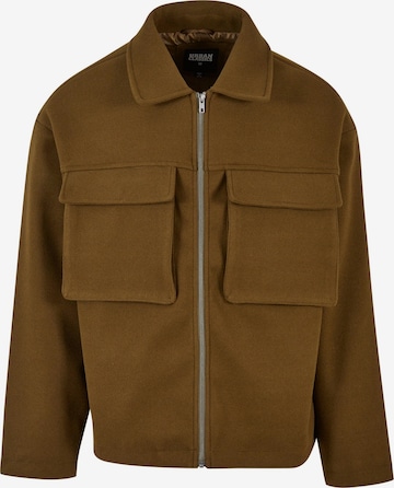 Urban Classics Between-Season Jacket in Green: front