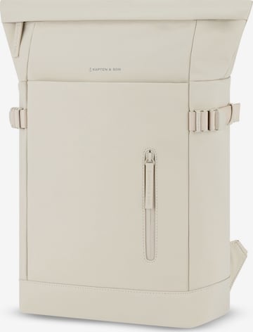 Kapten & Son Rucksack 'Helsinki' in Beige: Vorderseite