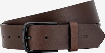 PIERRE CARDIN Gürtel 'Basic' in Braun: Vorderseite