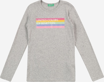 UNITED COLORS OF BENETTON Tričko – šedá: přední strana