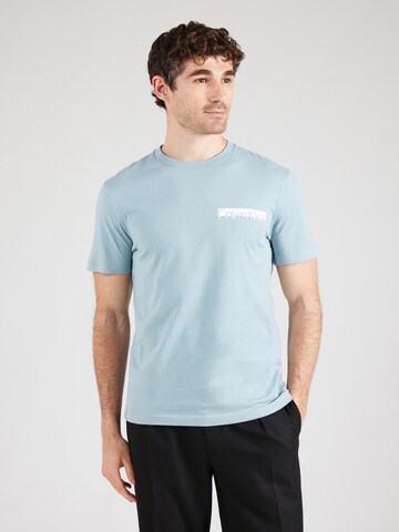 Calvin Klein Μπλουζάκι σε μπλε: μπροστά