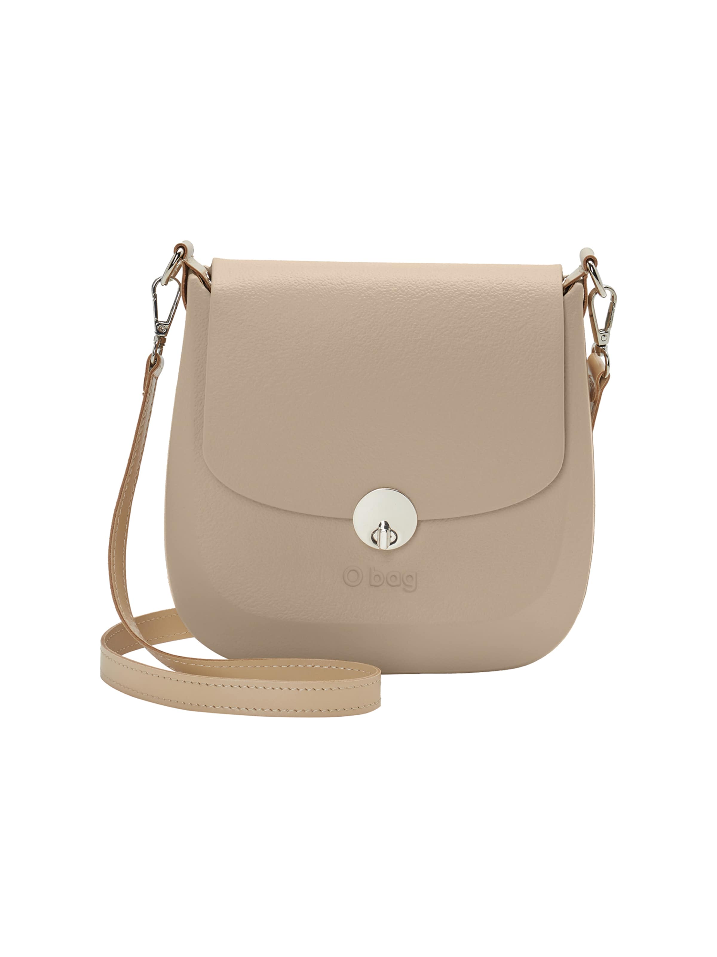 O bag Shoulder Bag in Beige: front