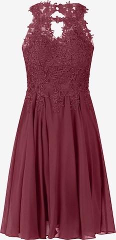 APART Cocktail Dress in Red: front