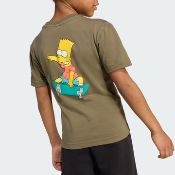 T-Shirt fonctionnel 'The Simpsons' ADIDAS SPORTSWEAR en vert