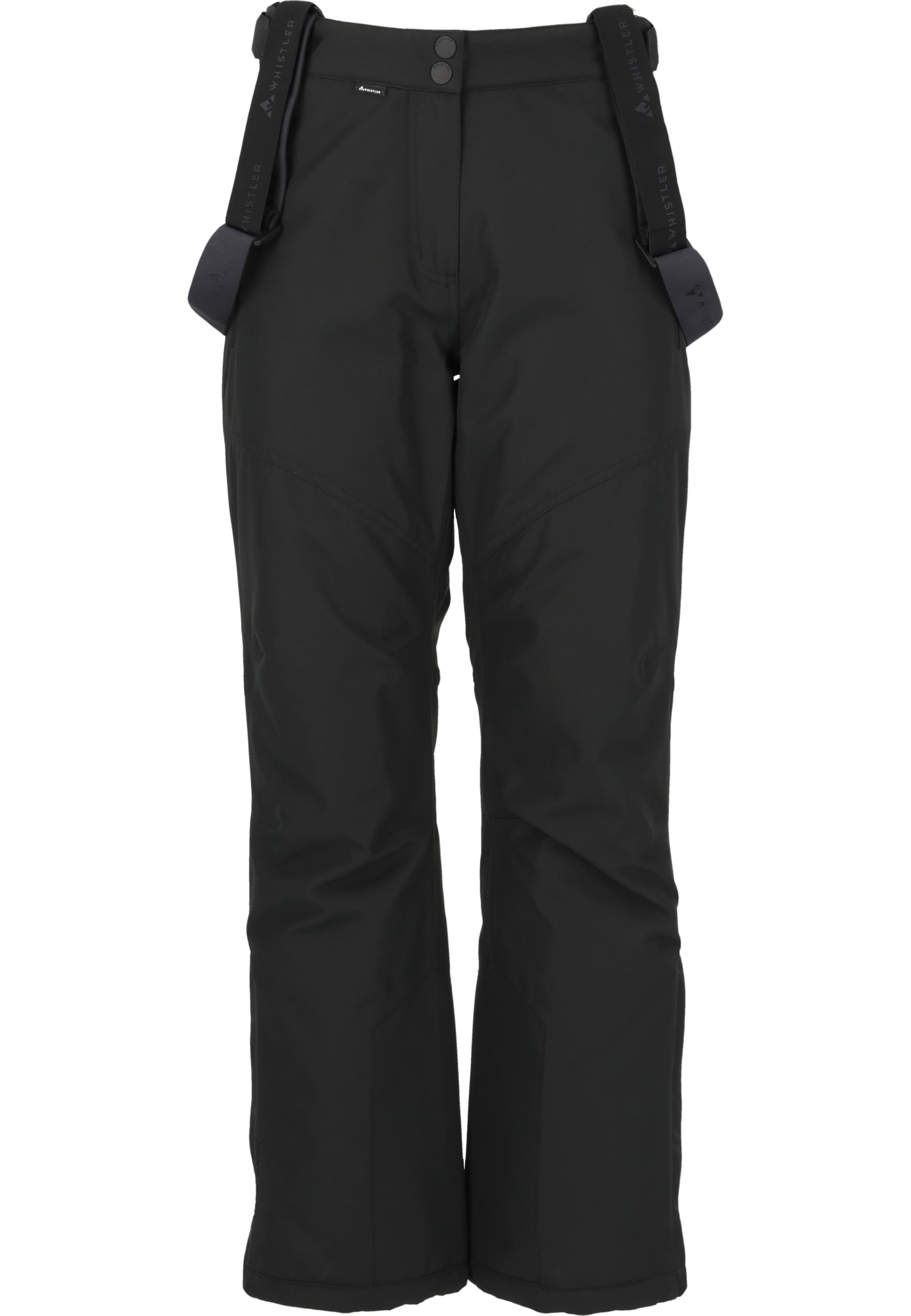Whistler Regular Sports trousers 'Drizzle' in Black: front