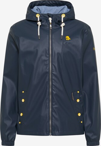 Schmuddelwedda Between-Season Jacket in Blue: front