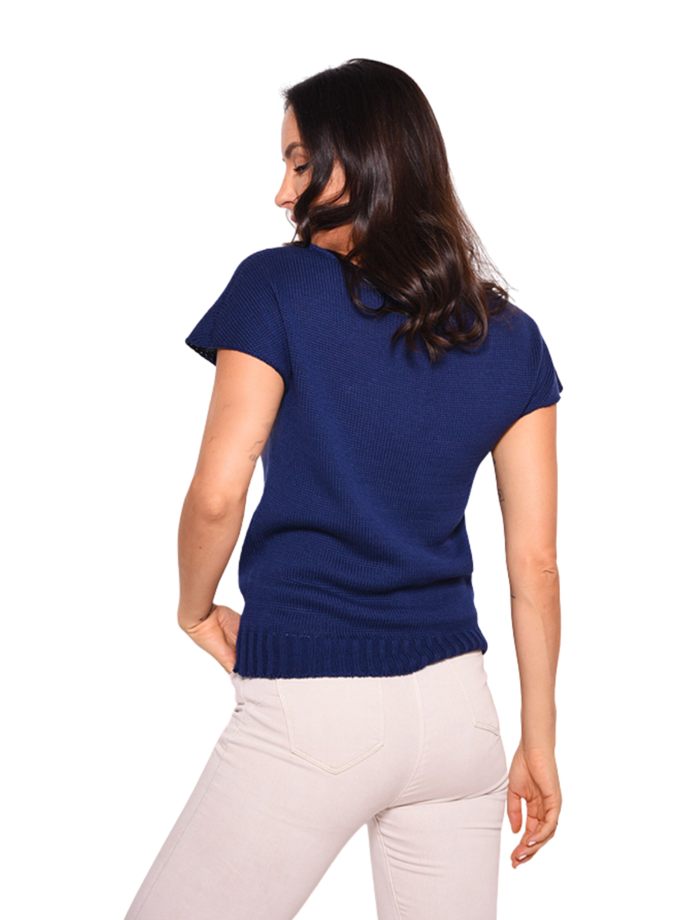 Süel knitwear - Top de punto 'Carlos' en azul