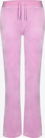 Regular Pantalon 'Del Ray' Juicy Couture en rose : devant