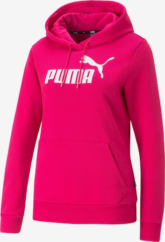 PUMASportska sweater majica 'Essentials' - roza boja: prednji dio