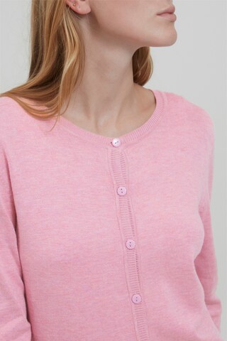 b.young Gebreid vest in Roze