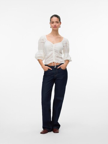Chemisier 'VMClementine' VERO MODA en blanc