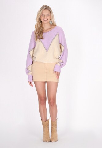 Pull-over IZIA en violet