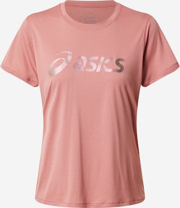 T-shirt fonctionnel 'NAGARE' ASICS en rose : devant