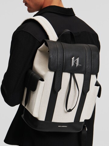 Karl Lagerfeld - Mochila en negro: frente
