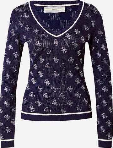 Pull-over 'ROSIE' GUESS en bleu : devant