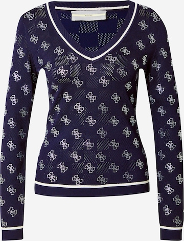 GUESS - Pullover 'ROSIE' em azul: frente