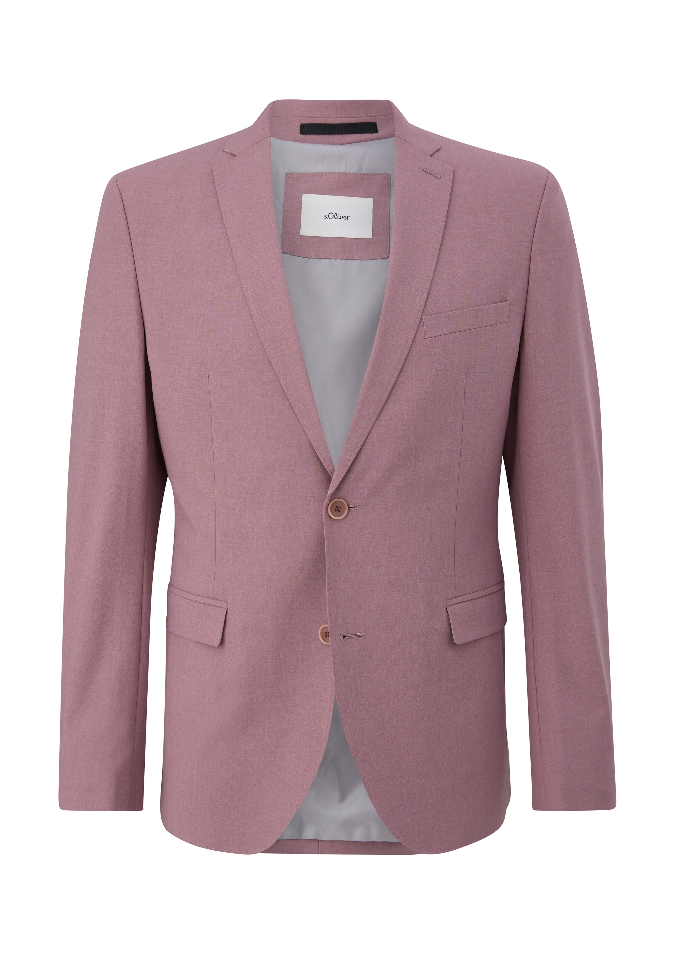 Coupe slim Veste de costume s.Oliver BLACK LABEL en violet : devant