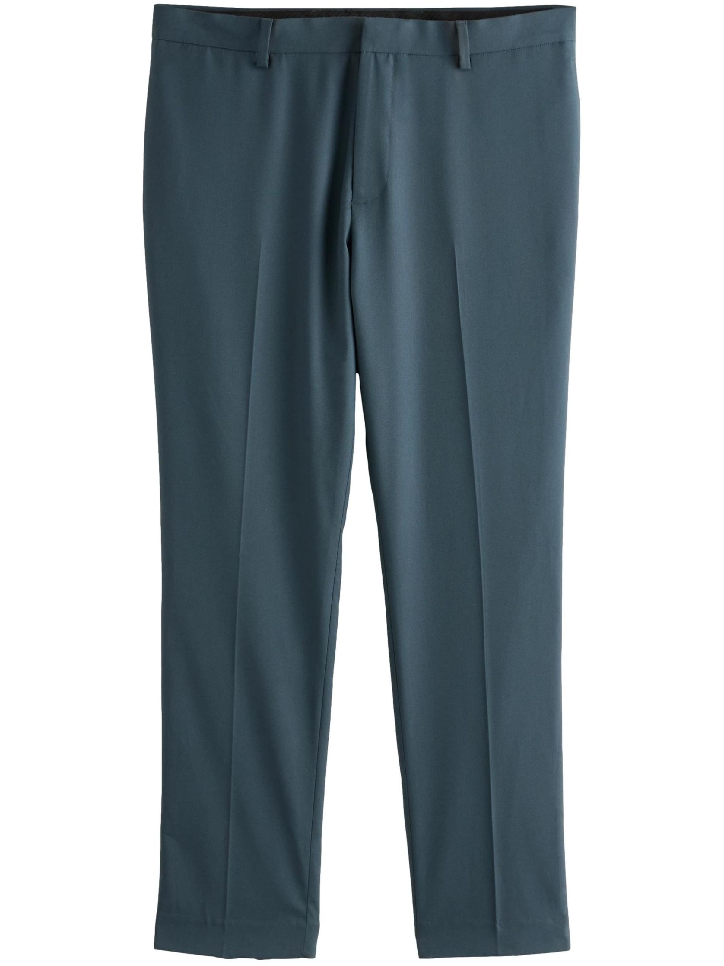 Next Slimfit Hose in Grün: Vorderseite