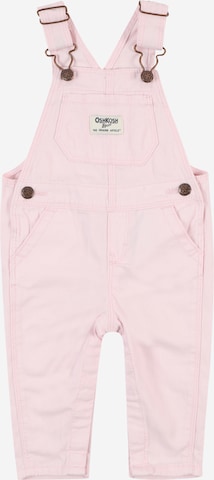 OshKosh Regular Overalls in Pink: front