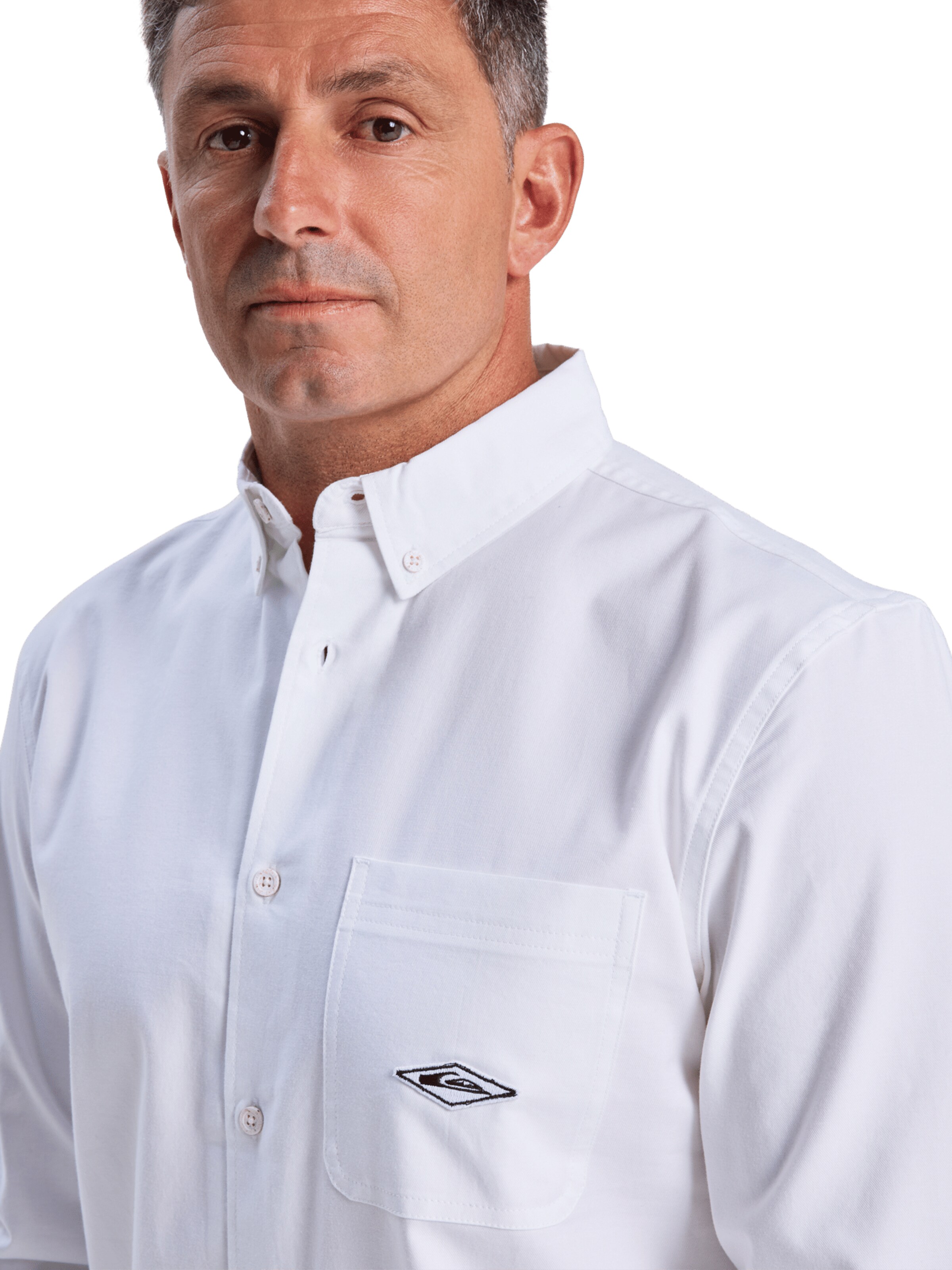 QUIKSILVER Regular Fit Shirt 'Diamond' in Weiß
