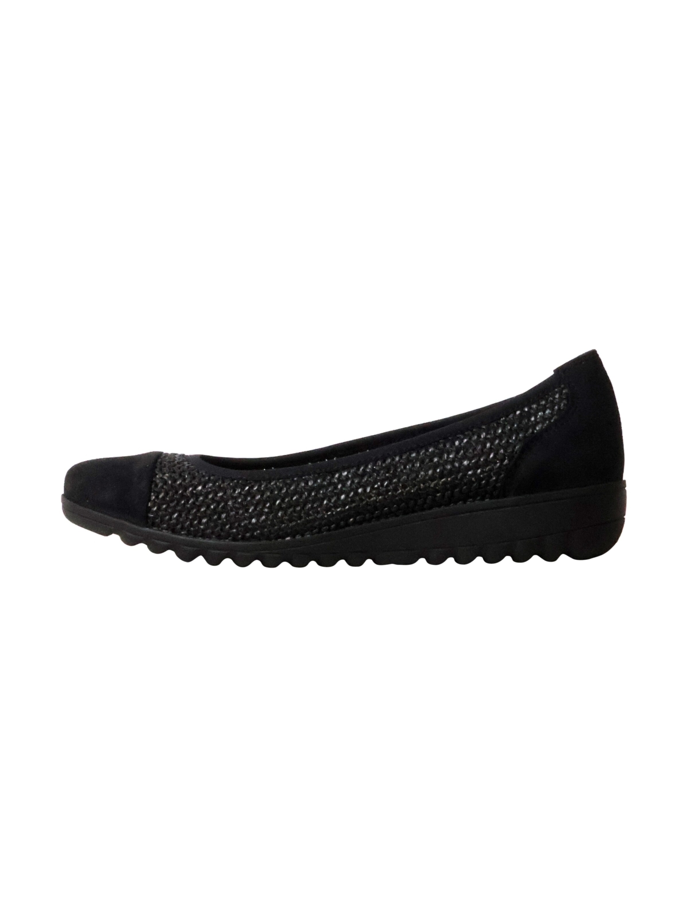 Ballerines CAPRICE en noir : devant