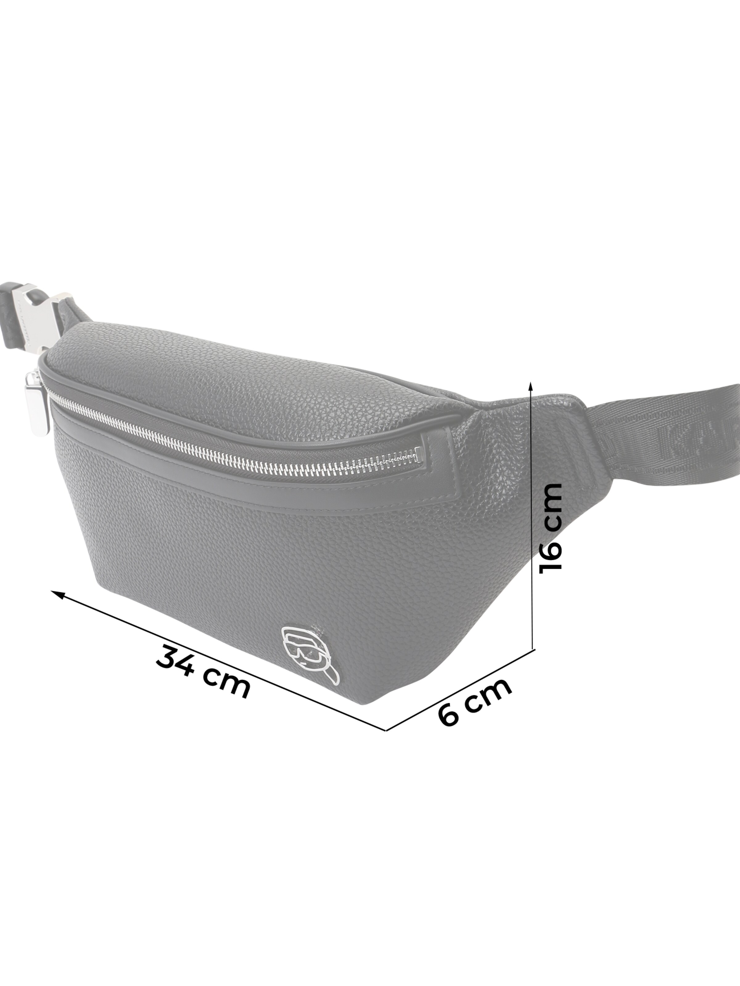 Karl Lagerfeld Ledvinka – černá