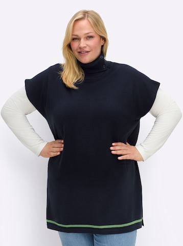 SHEEGO Свитер в Синий: спереди