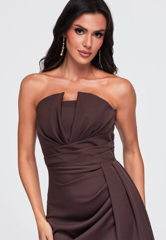 Ombre Evening dress in Brown