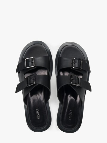 Estro - Zapatillas de casa '11-10' en negro