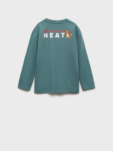 MANGO KIDS T-shirt 'POKECHAR' i grön