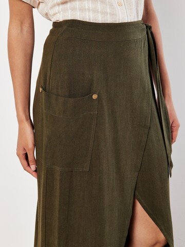 Jupe Apricot en vert