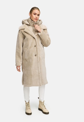 NAVAHOO Wintermantel in Beige: voorkant