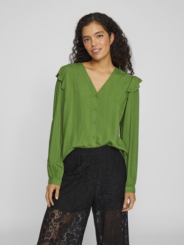 VILA Blouse in Groen: voorkant