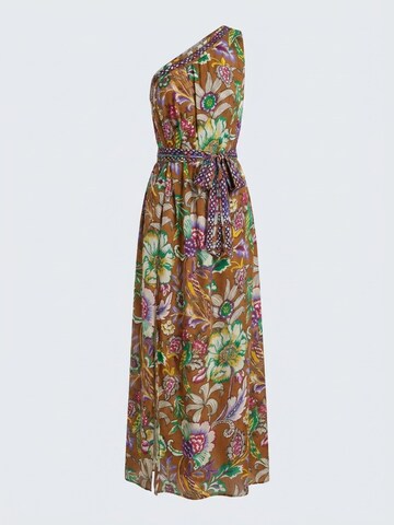 Miss June Kleid 'Robe Longue Wallis'‌ in Mischfarben: Vorderseite