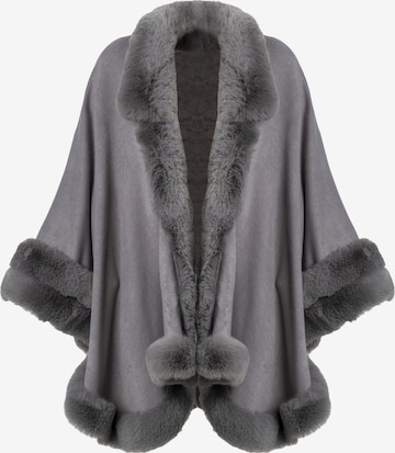 pilka Influencer Ilgas kardiganas: priekis