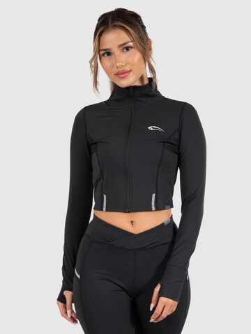 Smilodox Training Jacket 'Fastlane' in Black: front