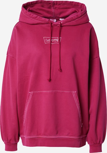 LEVI'S ® Sweat-shirt 'Graphic Caravan Hoodie' en rouge / blanc, Vue avec produit