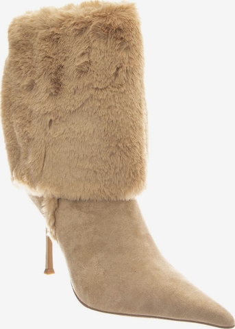 Jeffrey Campbell Stiefel 'FENNEC-F Beige Suede' in Beige: Vorderseite