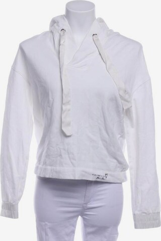 Marc Cain Sweatshirt & Zip-Up Hoodie in XS in White: front