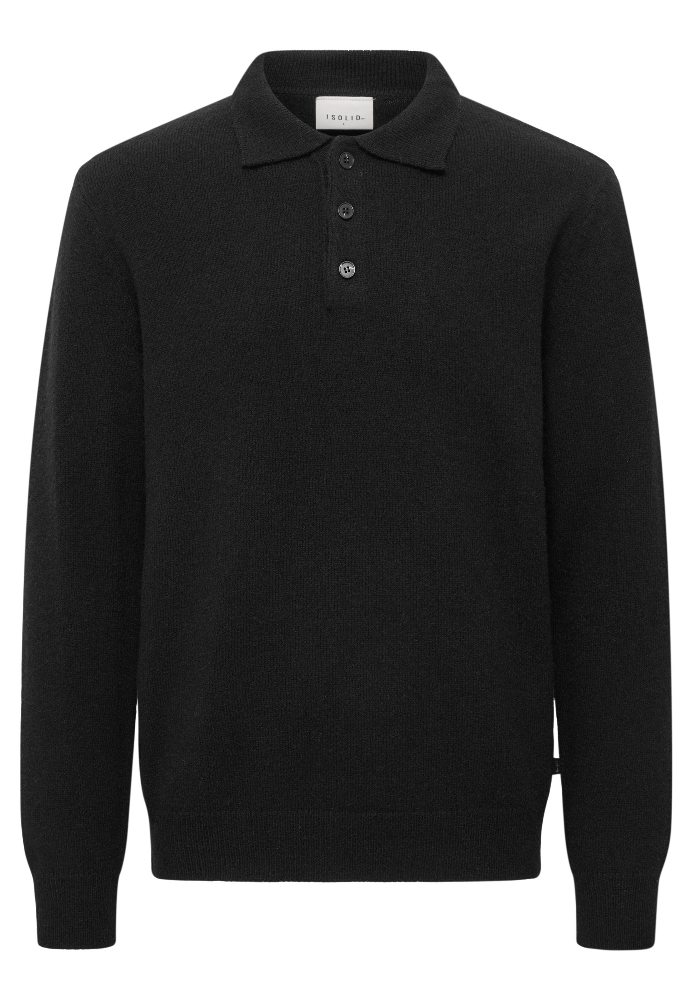 Pull-over 'SDRick' !Solid en noir : devant