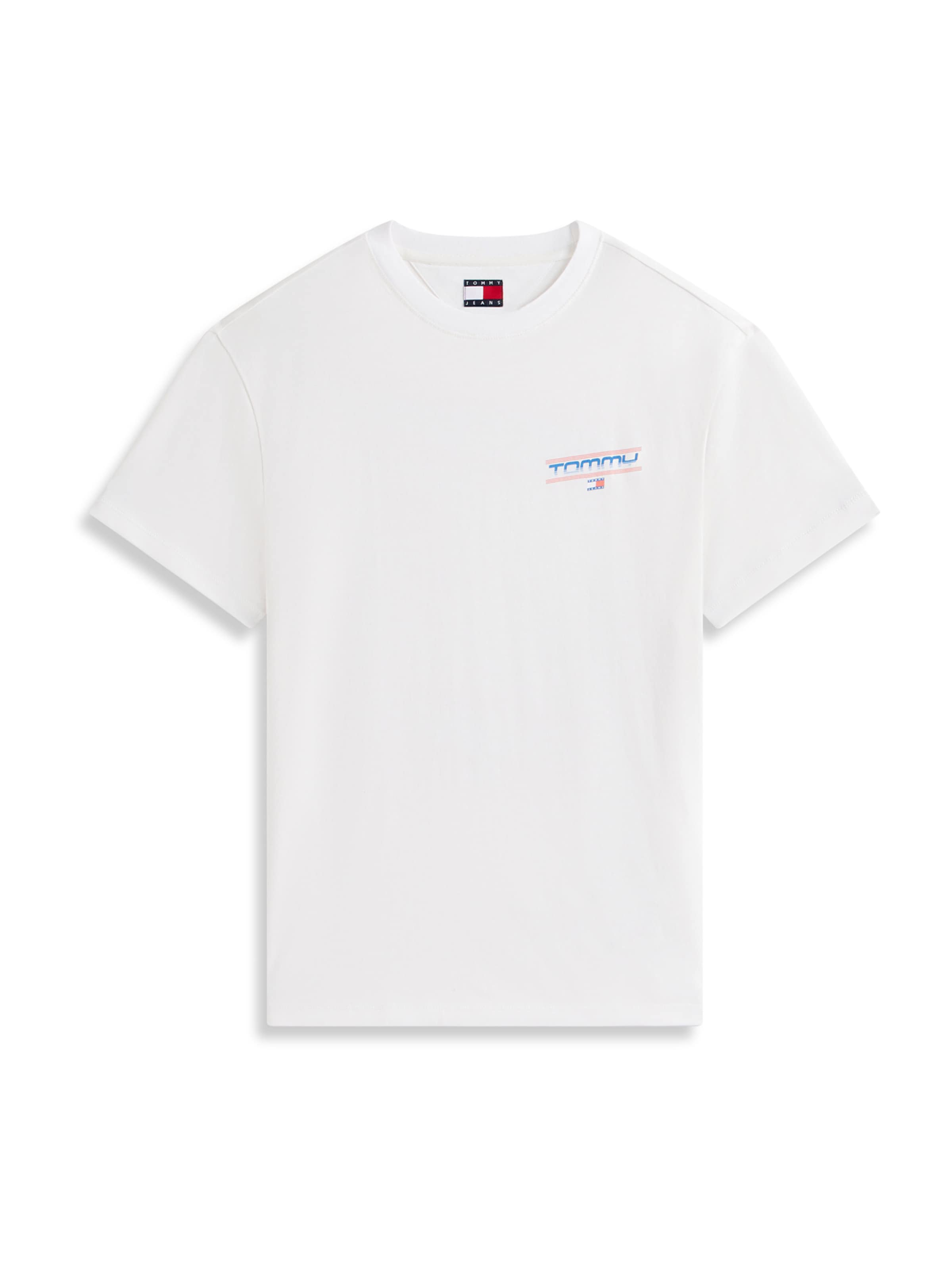 Tricou de la Tommy Jeans pe alb: față